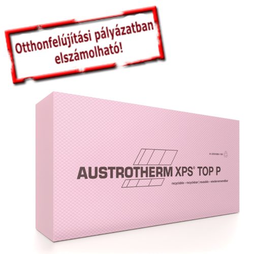 Austrotherm XPS TOP P lábazati szigetelés -- 60 cm x 125 cm -- sima élképzéssel - bordázott felülettel -- 6 cm