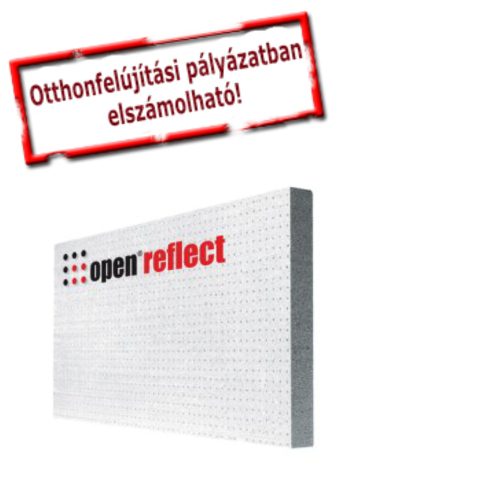 Baumit openReflect grafitos páraáteresztő homlokzati hőszigetelés Reflex bevonattal -- 6 cm - 25 cm