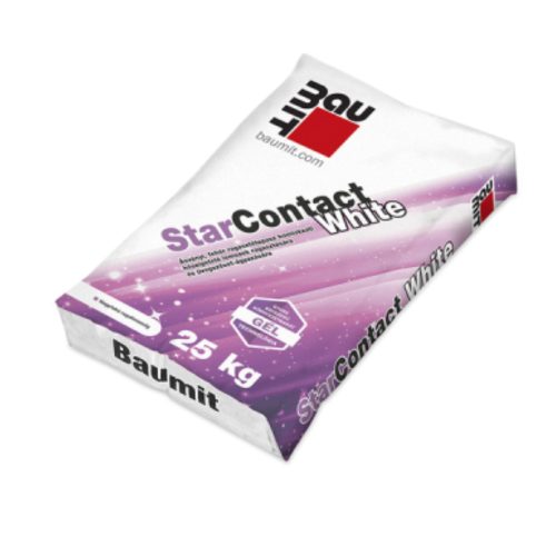 Baumit StarContact White ragasztó EPS, Grafit, XPS, Homlokzati kőzetgyapot ragasztásához - 25kg/zsák